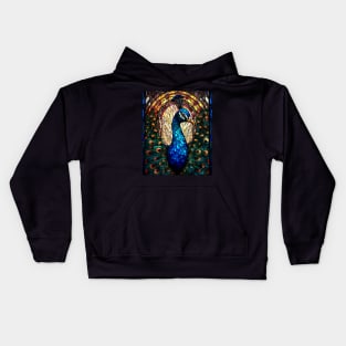 Beautiful peacock face Kids Hoodie